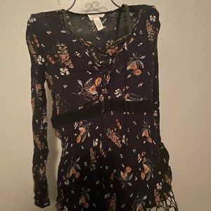 floral blouse